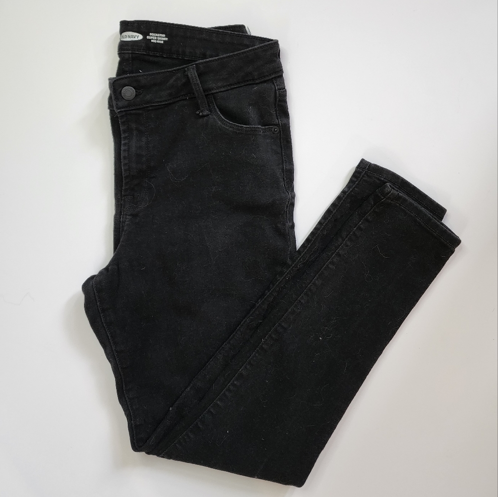 OLD NAVY Super Skinny Mid-Rise Jeans